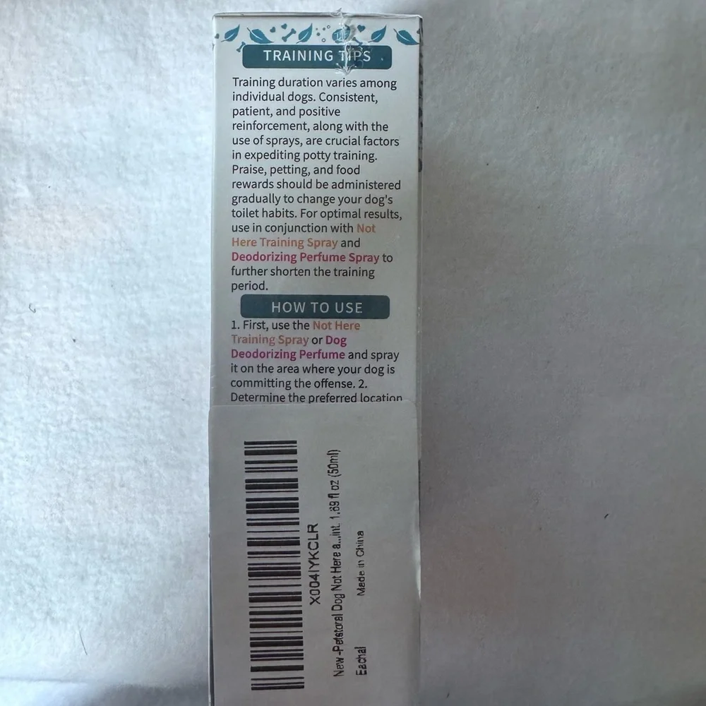 Petstoral Here Potty and Not Here Training Spray Set - Mint and Citrus